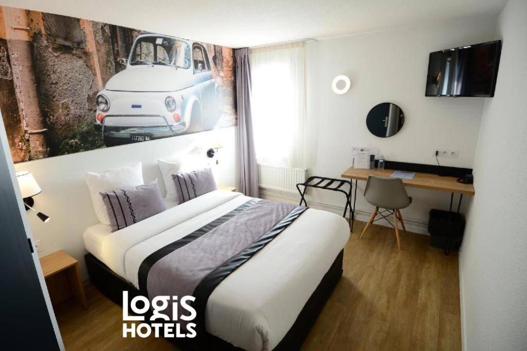 Logis Cris Hotel Et Restaurant, Lyon Sud-Est Corbas Exterior foto